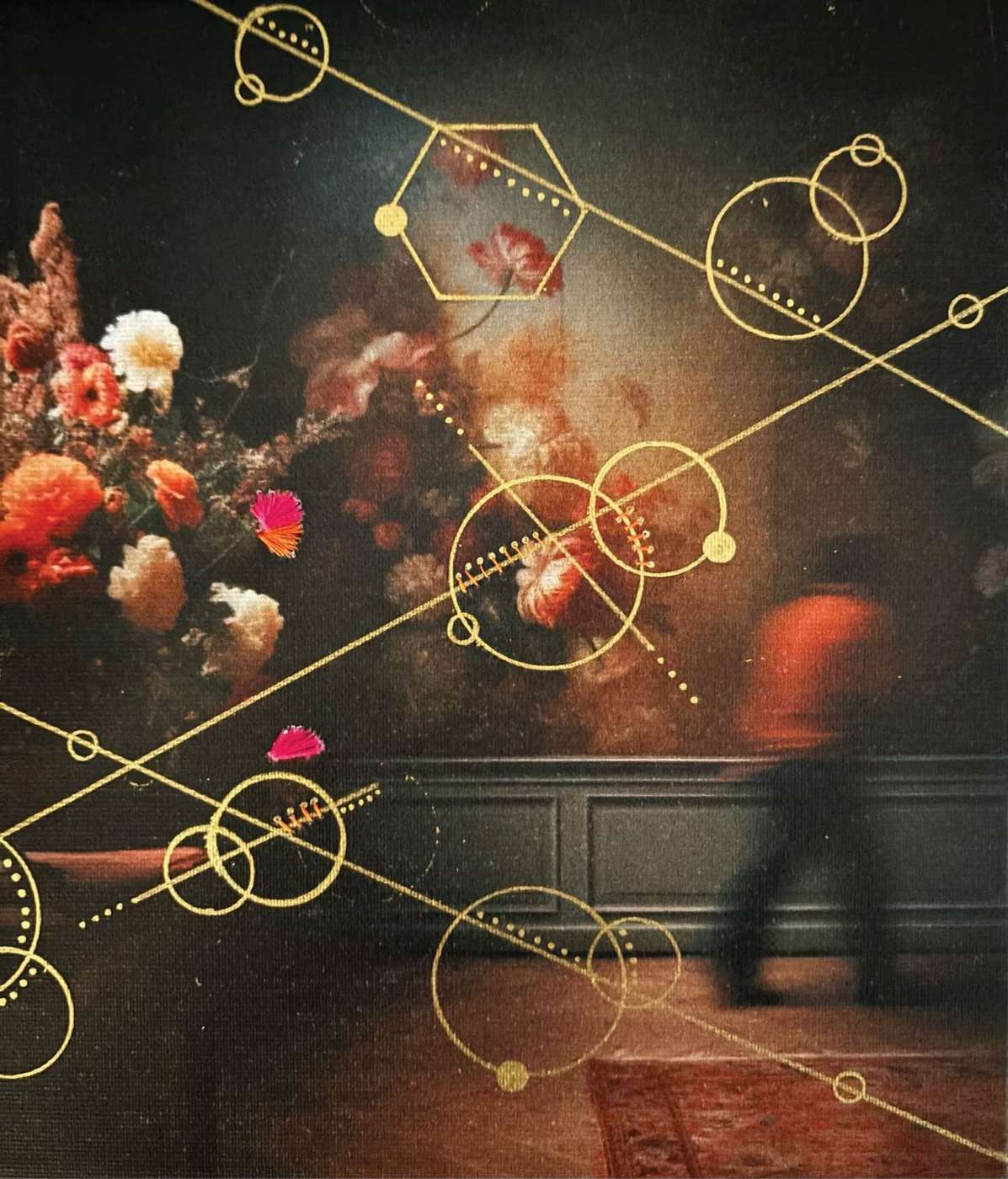 Absence, original canvas, Separation Anxiety by Zelda Cavanaugh