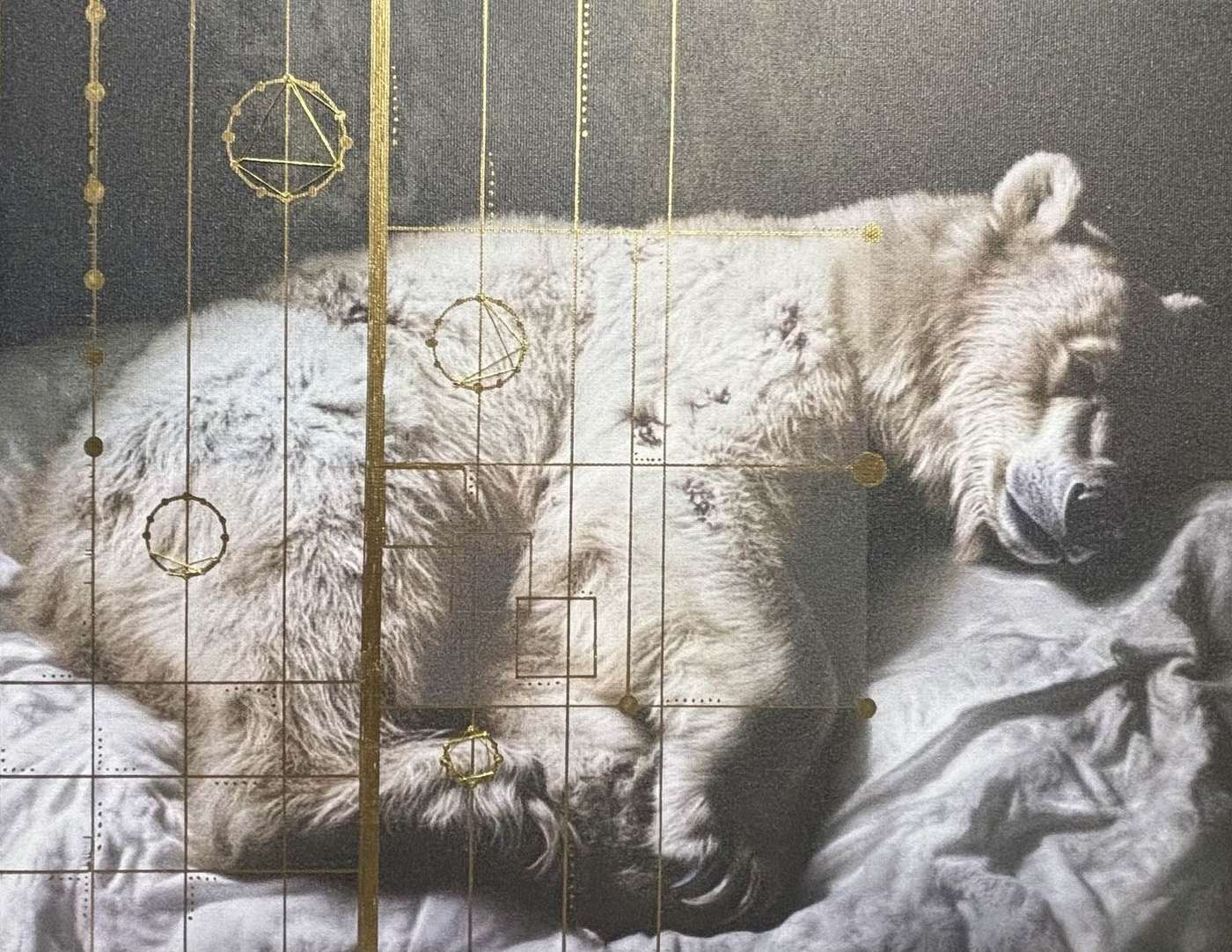 Barely, original canvas, Recovery by Zelda Cavanaugh