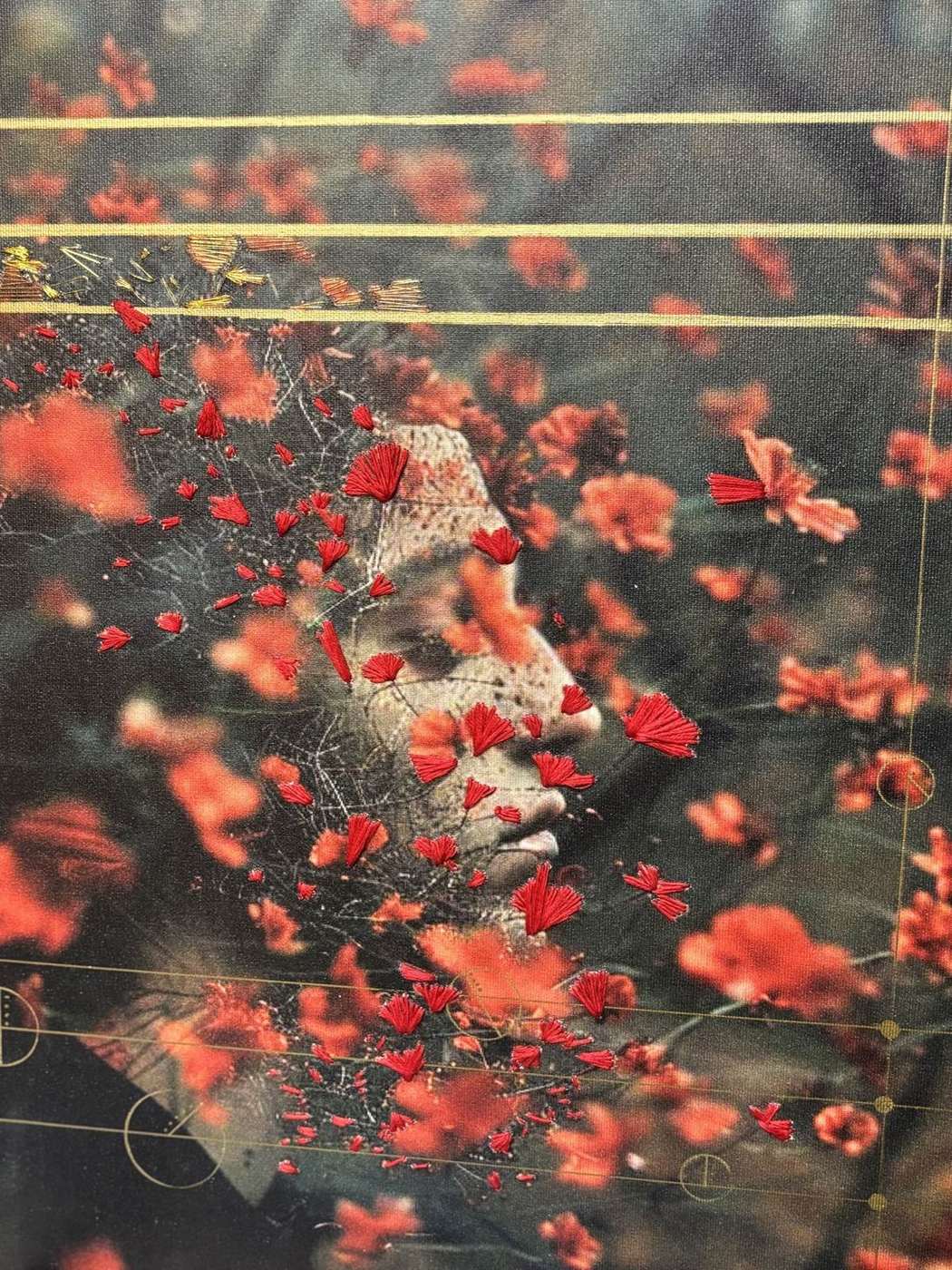 Command, original canvas, Intermittent explosive disorder (IED) by Zelda Cavanaugh