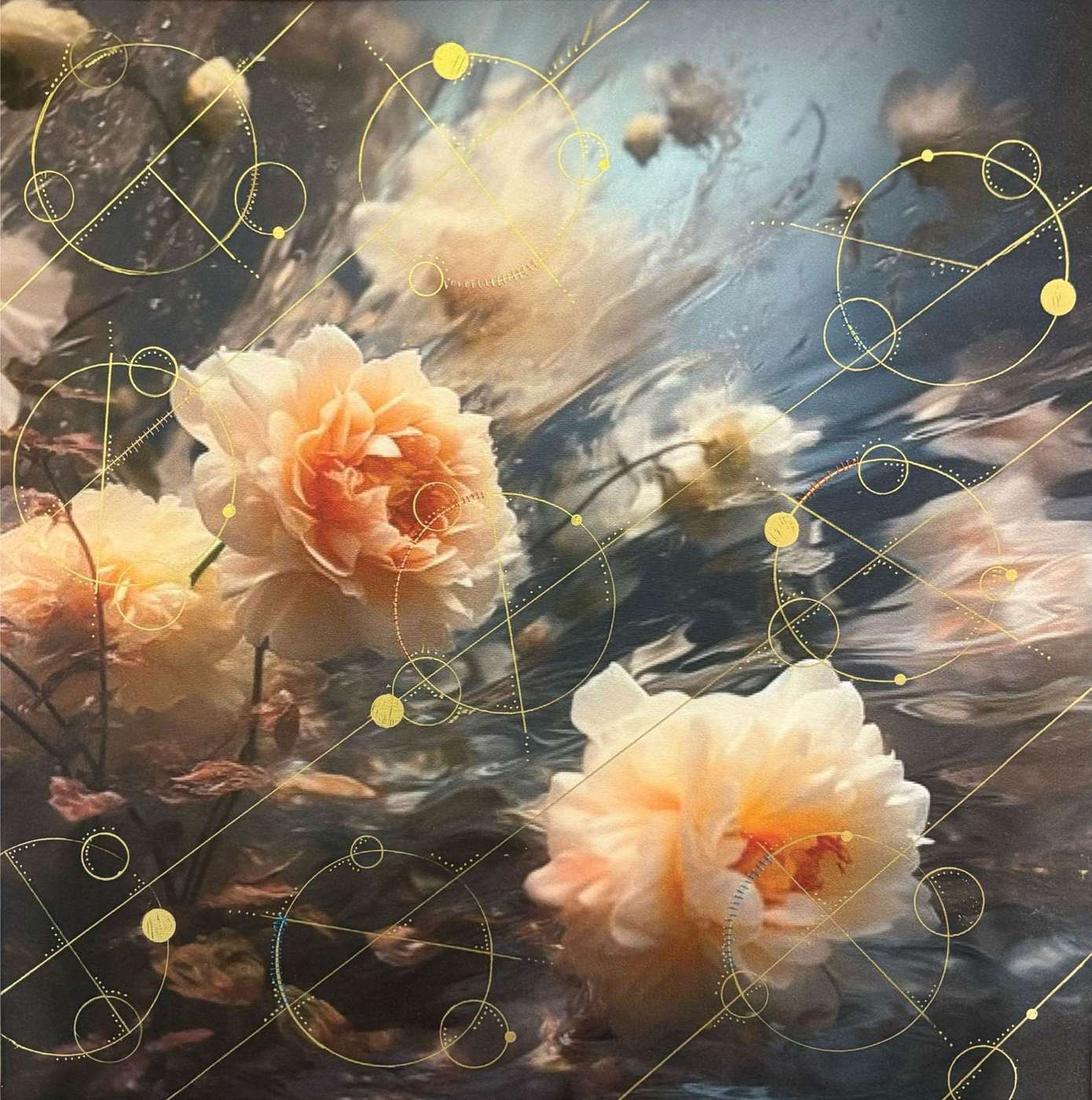 Distortion, view 1, original canvas, Narcissistic Personality Disorder by Zelda Cavanaugh
