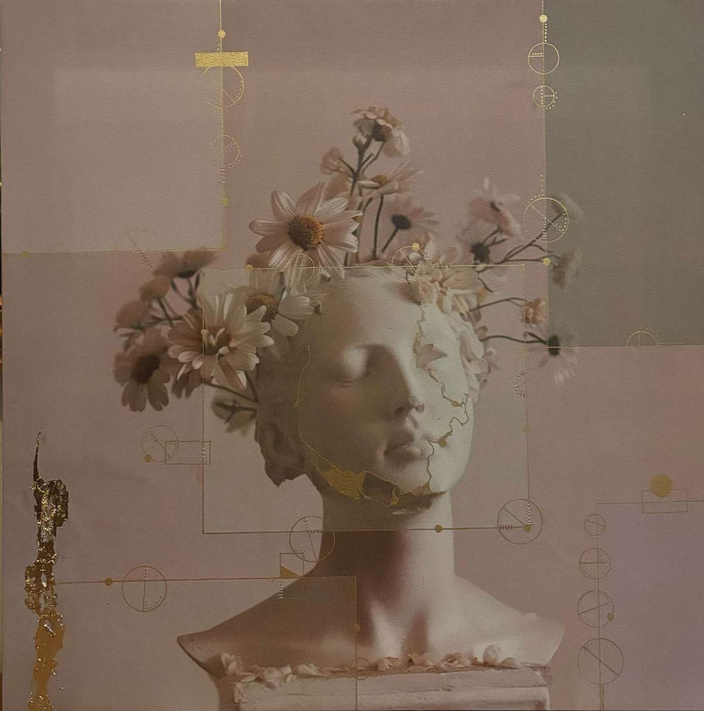 Dolorifuge, original canvas, Borderline Personality Disorder by Zelda Cavanaugh