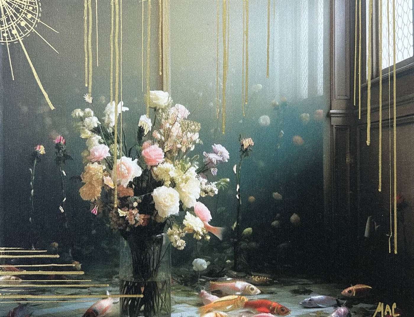 Drowning, view 1, Giclée print by Zelda Cavanaugh