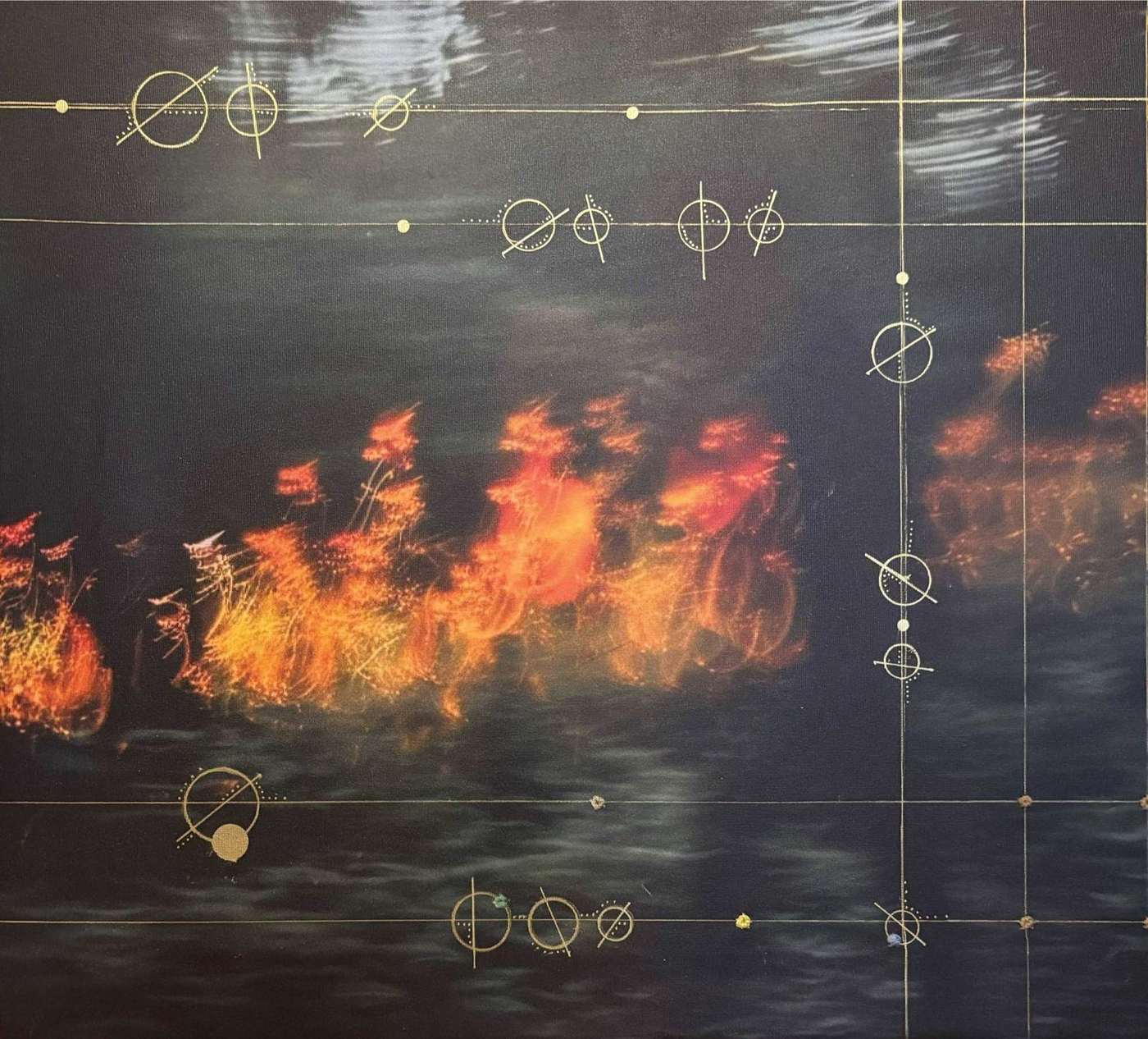 Induratize, view 1, original canvas, Adjustment Disorders by Zelda Cavanaugh
