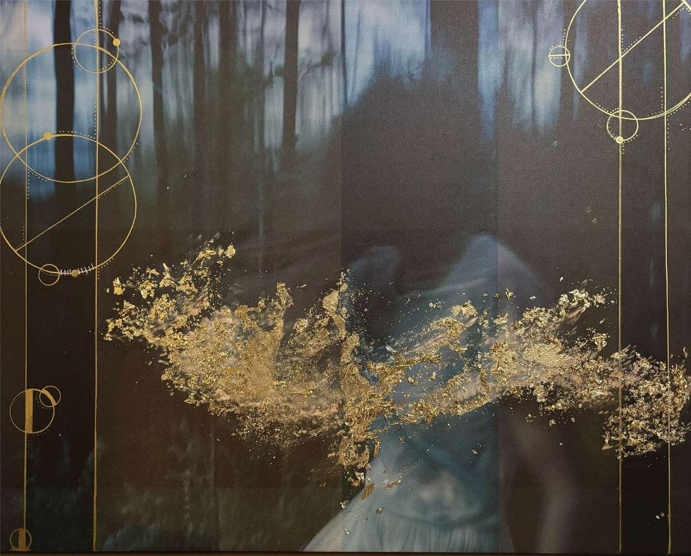 Peregrination, original canvas, Bi-Polar II Disorder by Zelda Cavanaugh
