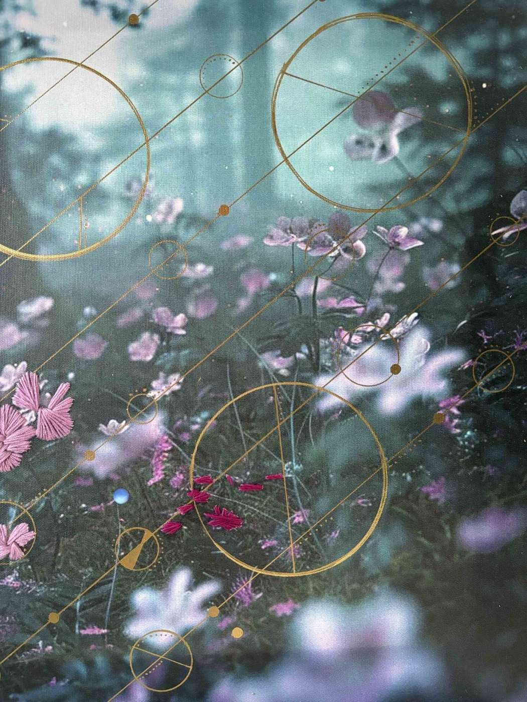 Symphony of Neural Pathways, original canvas, neurology by Zelda Cavanaugh