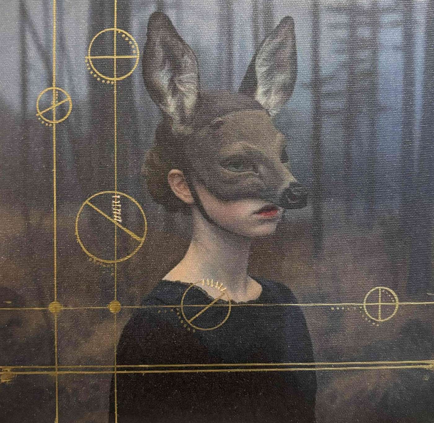 Vulnerable, view 1, Giclée print, Narcissistic Personality Disorder by Zelda Cavanaugh